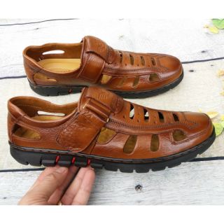 Giày rọ nam da bò mềm mại