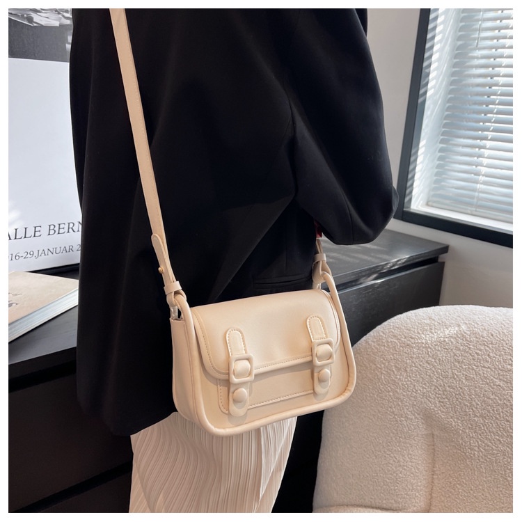 Túi Đeo Vai Hình Vuông Cỡ Nhỏ Màu Tương Phản Thời Trang Hàn Quốc 2022 Cho Nữ