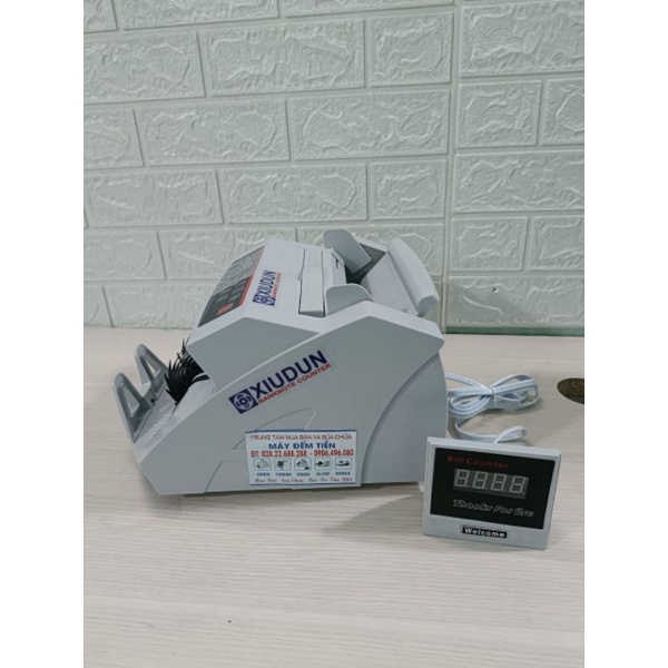 Máy đếm tiền Xiudun 2100W, có màn hình rời, nhỏ gọn, siêu bền, bảo dưỡng trọn đời