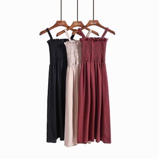 Đầm 2 dây maxi Quảng Châu