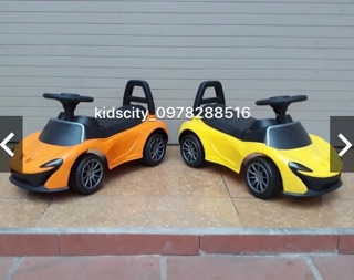 Xe ô tô bơi chân cho bé(Nhạc+Tựa lưng+cốp đựng đồ)