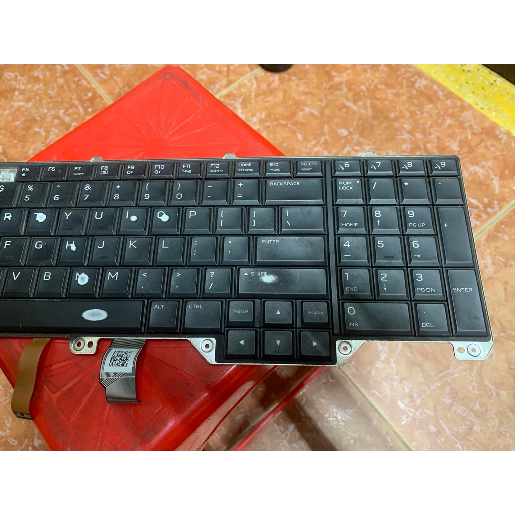 Bàn phím Laptop DELL ALIENWARE 17 R4 Alienware 17 R4 2016, 00WN4Y PK131QB1A00, NSK-EE0BC 01 US