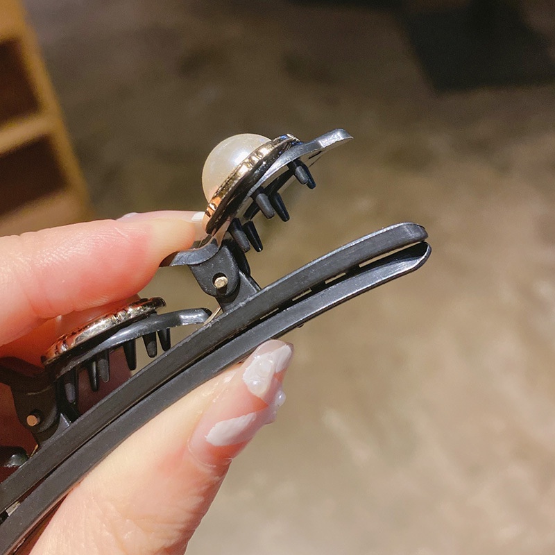 Kẹp Tóc Hình Hoa Đính Ngọc Trai Thời Trang Cho Nữ