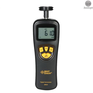 Máy đo tốc độ a&h smart sensor màn hình lcd kỹ thuật số 0,5 ~ 19999 vòng / phút