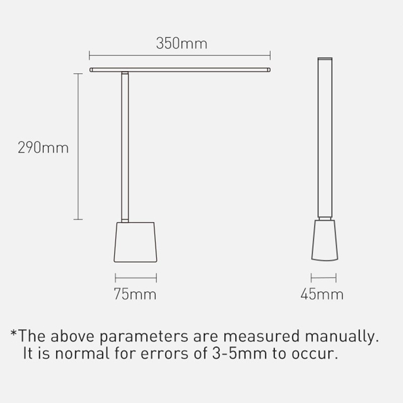 Đèn Led Baseus Để Bàn Độ Sáng Tự Động Thông Minh Có Thể Sạc Lại Cho Đầu Giường Phòng Ngủ/ Văn Phòng/ Viện Nghiên Cứu