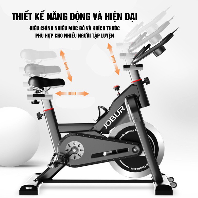 JOBUR SPINBIKE GH-709L - Xe đạp tập gym tổng hợp tại nhà [BẢO HÀNH 12 THÁNG]