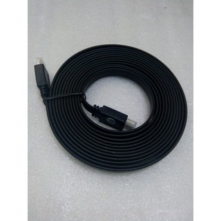 Cáp HDMI 5m dẹt đen