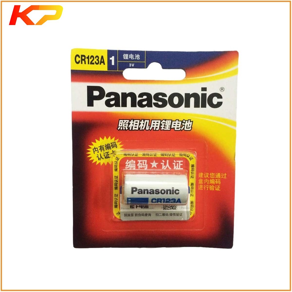 10 viên CR123A panasonic, pin máy ảnh CR123A