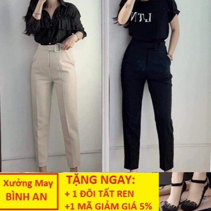 Quần Tây Nữ Cách Điệu🎁Freeship🎁Quần Tây Nữ Xưởng Xuất Khẩu | BigBuy360 - bigbuy360.vn