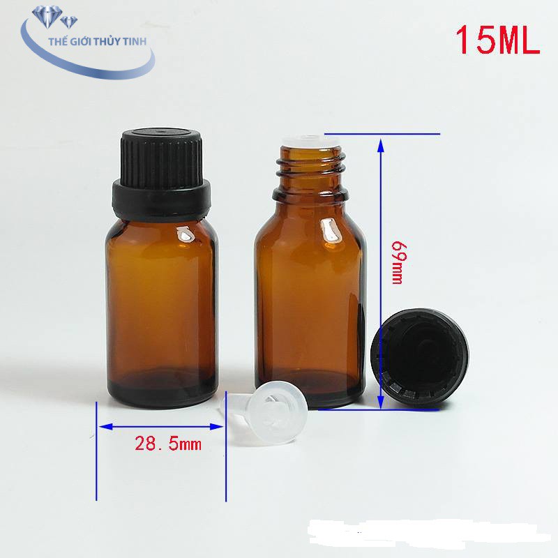 FREESHIP TOÀN QUỐC 50K - 10 Chai Thủy Tinh Đựng Tinh Dầu 50ml - Đầu Nhỏ Giọt