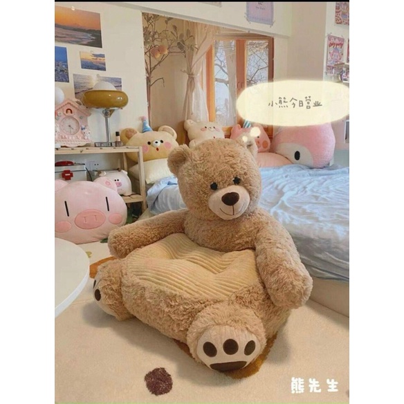 Ghế Bệt, Ghế tựa lưng hình gấu TEDDY êm ái thư giãn tuyệt vời.Bệt gấu bông ngộ nghĩnh, sang chảnh.