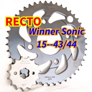 [FreeShip  Extra] Nhông Đĩa RECTO 15••43/44  made in Thailand Size Zin Dùng Cho Honda Winner/ Honda Sonic