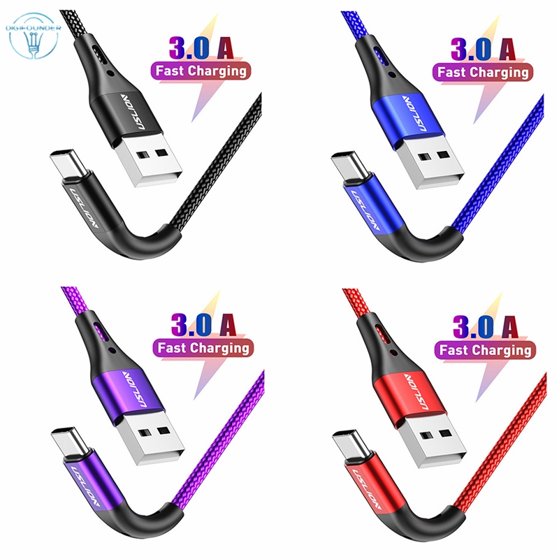 Dây Cáp Sạc Nhanh Usb Loại C 3.0 Cho Huawei Samsung Xiaomi