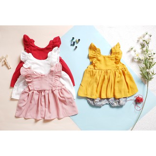 bộ đồ bé gái thiết kế cao cấp cánh tiên siêu xinh