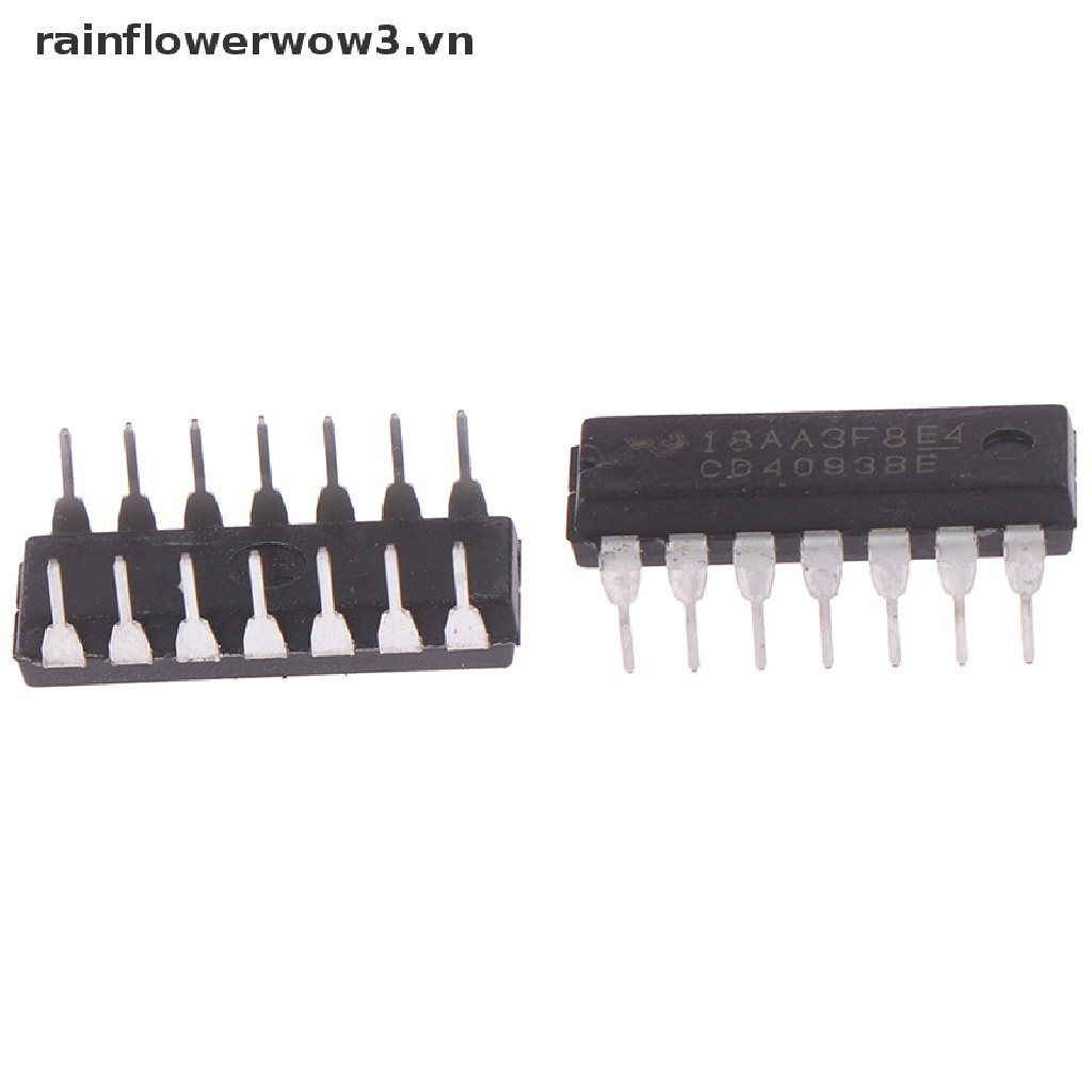 Bộ 10 Linh Kiện Điện Tử CD4093BE CD4093 4093 DIP-14 Chất Lượng Cao