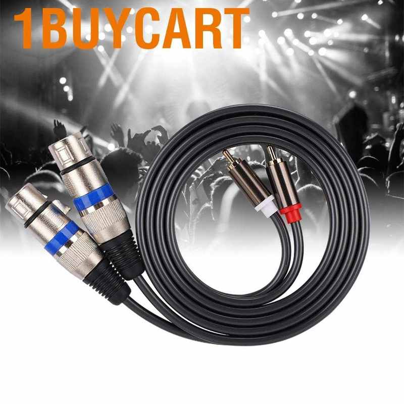 Cáp Chuyển Đổi 2 Cổng Rca Sang Xlr