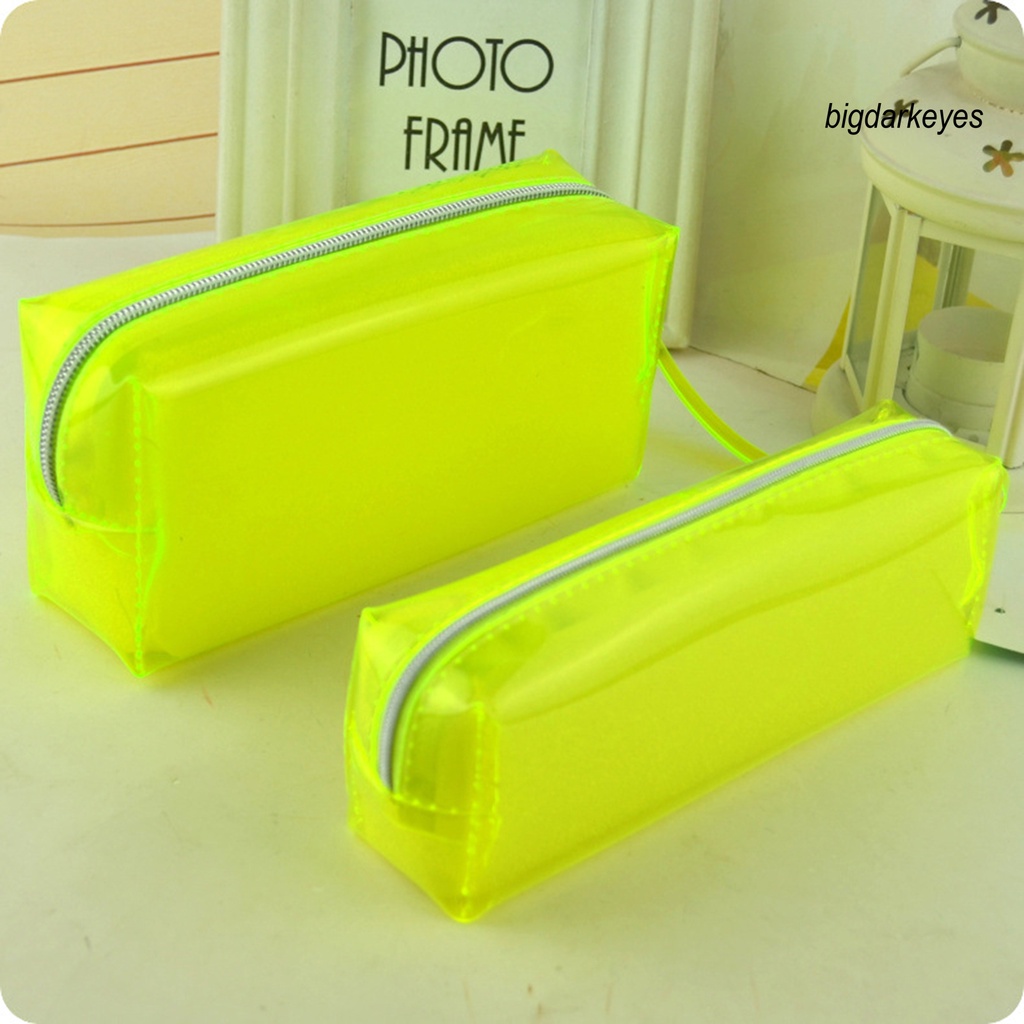 Túi Đựng Bút Chì Bằng PVC Trong Suốt Sức Chứa Lớn