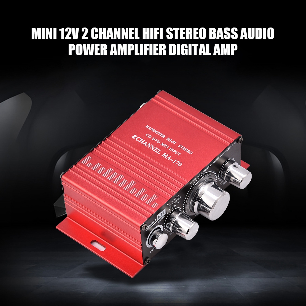 Âm li mini 12V 2 kênh HiFi chuyên dụng