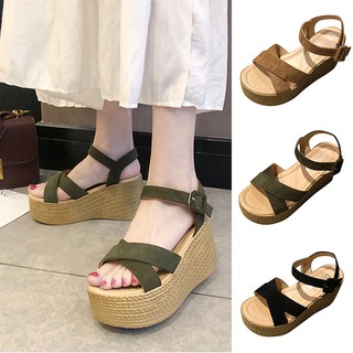 Giày sandal nữ đế xuồng hở ngón thời trang