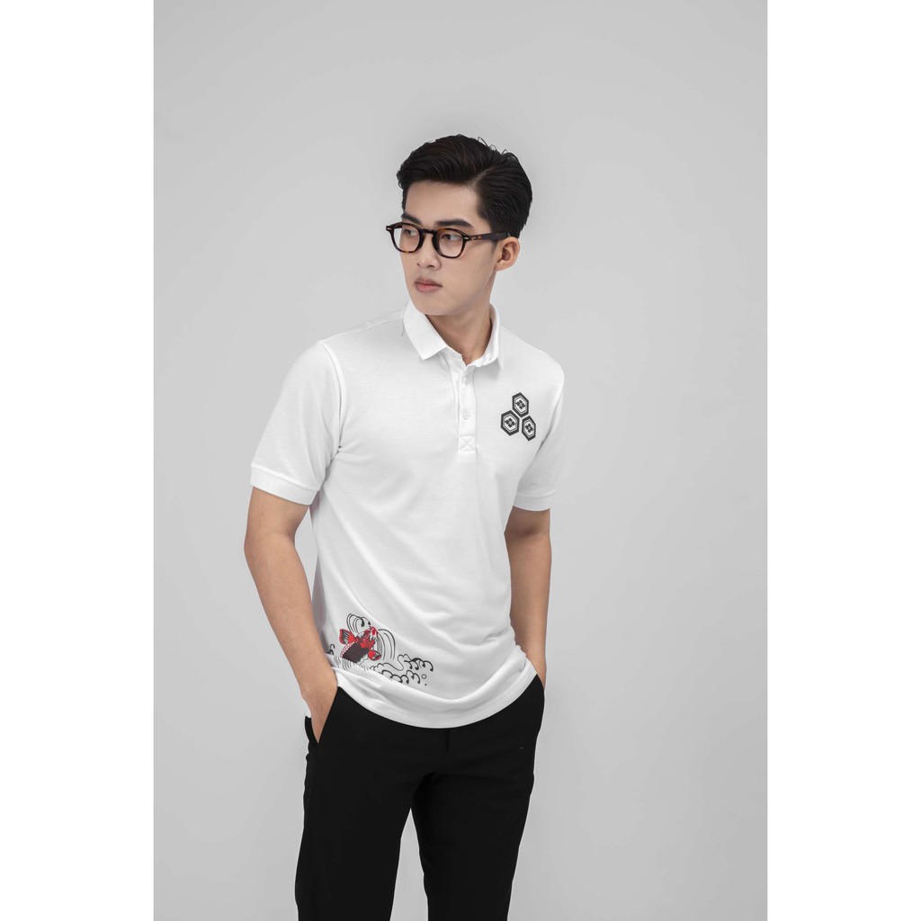 Áo polo nam FEAER DENIM chất thoáng khí thấm hút vải cotton KOI SEA | BigBuy360 - bigbuy360.vn