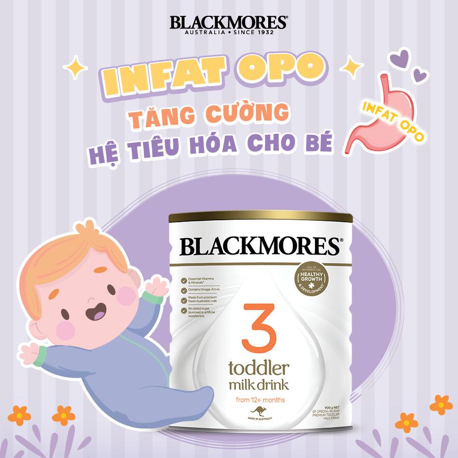 Sữa bột công thức Blackmores Toddler Milk Drink Stage 3 cho bé từ 12 tháng tuổi trở lên (900g)