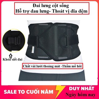 Đai lưng cố định cột sống [HÀNG XUẤT HÀN] thắt lưng chữa thoát vị đĩa đệm bảo vệ cột sống thắt lưng SON YOUNG