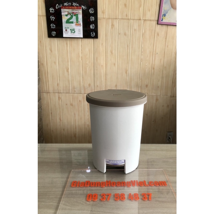 Thùng Rác Nhựa Tròn Cao Cấp Size Nhỏ