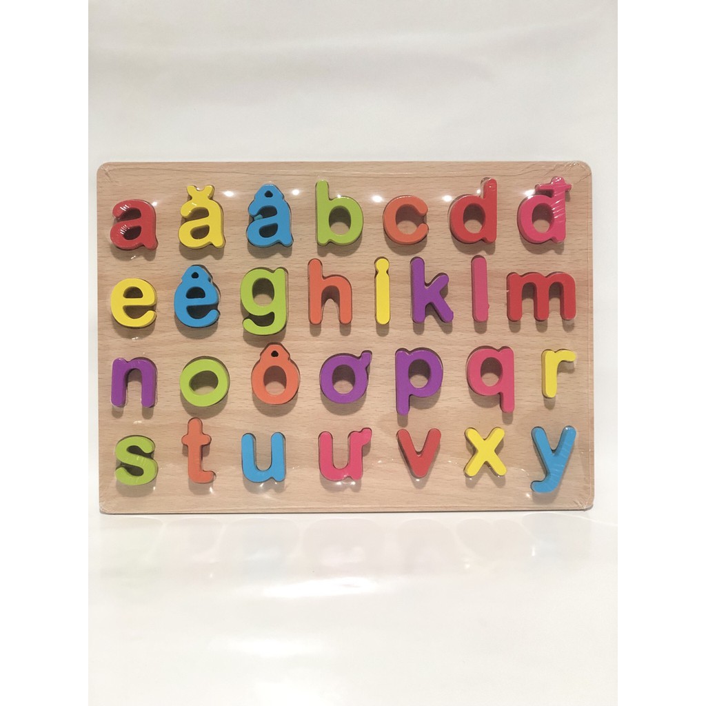 Đồ Chơi Giáo Dục Bảng Chữ Cái Tiếng Việt Thiết Kế Dạng 3D Cho Bé Học Tập