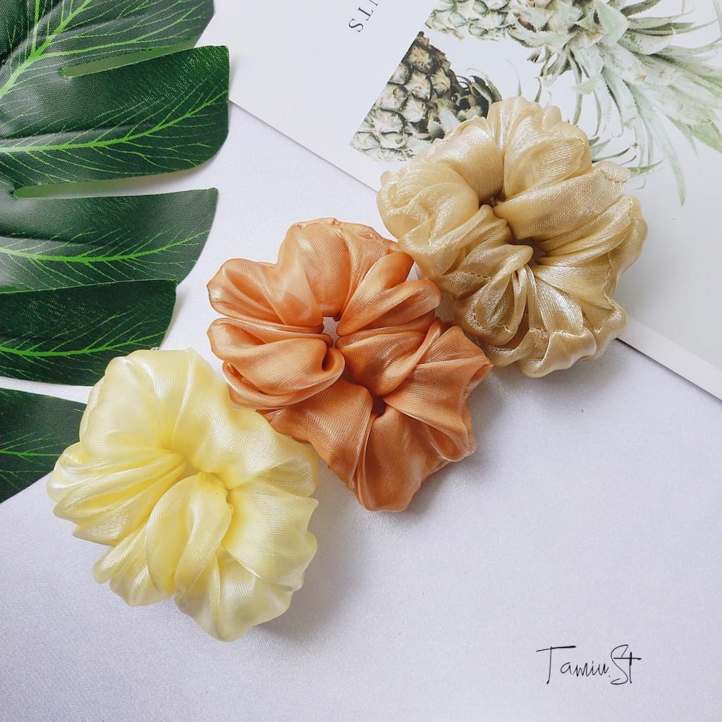 Scrunchies - Cột tóc scrunchie vải voan size nhỏ