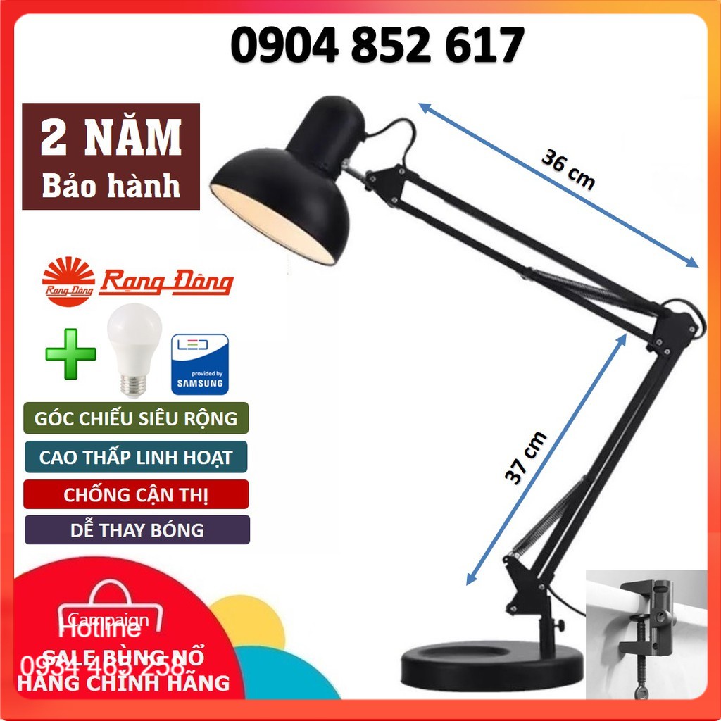 💥Chính Hãng💥 Đèn Kẹp Bàn Học, Đọc Sách, Làm Việc PIXAR. Kẹp Bàn Chắc Chắn. Bóng LED Chống Cận Bảo Vệ Mắt