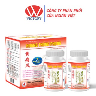 Hoàng Thống Phong (Hộp 360 Viên) - Dành Cho Người Mắc Bệnh Gout - TẶNG 1 HỘP 60 VIÊN