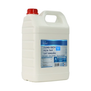 Dung dịch rửa tay sát khuẩn E-Clean dạng lỏng hương hoa hồng can 5 lít