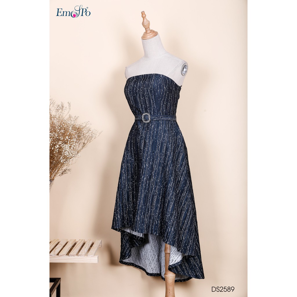 Đầm cúp ngực kèm áo Emspo DS2589 - SMM1985 (Đen, Xanh)