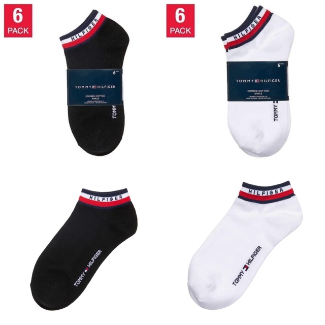 [BILL MỸ] SET 6 ĐÔI VỚ TOMMY HILFIGER NỮ CHÍNH HÃNG