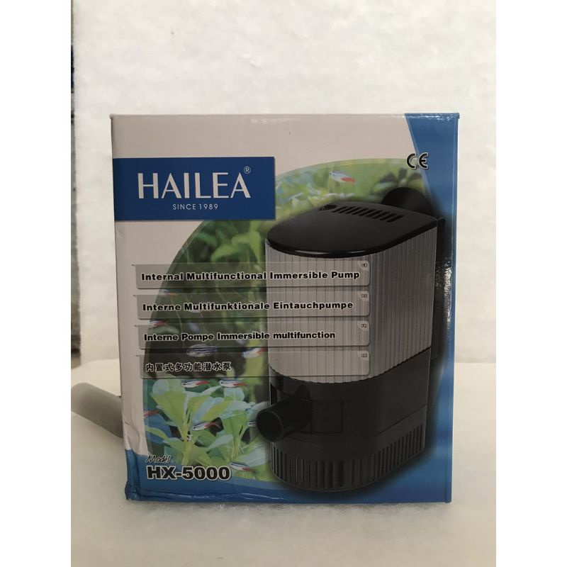 Máy bơm nước bể cá, non bộ Hailea HX-4500/HX-5000. Máy bơm thủy canh. Máy đẩy nước non bộ.