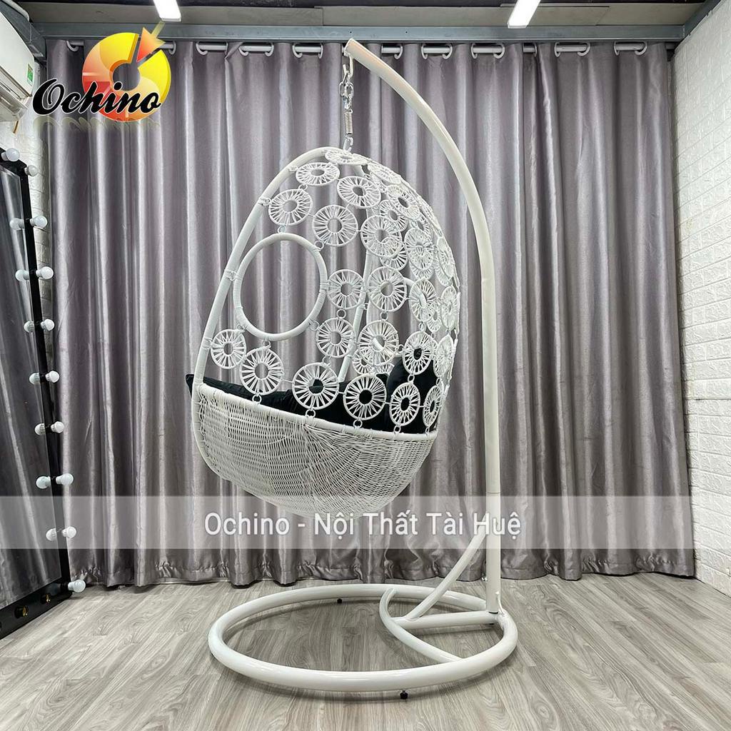 Bộ Xích Đu Đơn Mẫu Hoa Để Sân Vườn Cao Cấp (Ảnh Thật Và Video)
