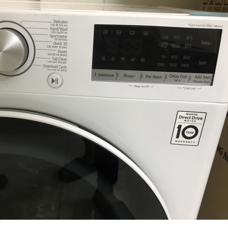 Máy giặt LG Inverter 8.5 kg FV1408S4W 2020 - Điện Máy Kho Rẻ
