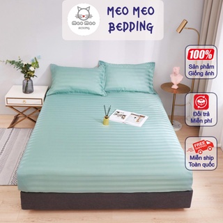 Sét ga gối cotton 3f mềm mịn, siêu mát, ga gối khách sạn