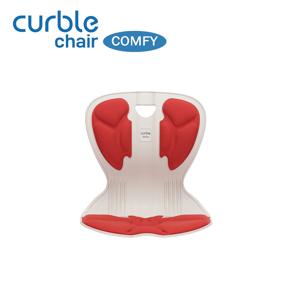 [CHÍNH HÃNG ABLUE] Ghế Curble Comfy chỉnh dáng ngồi đúng, chống gù. Hàn Quốc (Made in Korea). Màu đỏ cam