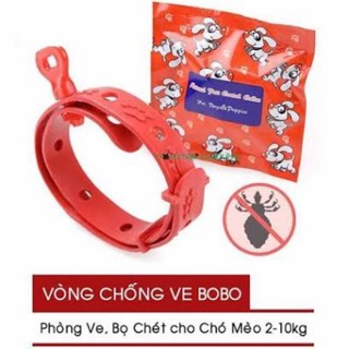 Vòng cổ chống ngăn ngừa trị ve rận cho chó