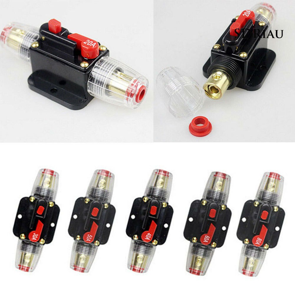 Cầu Chì Tự Động 12v 24v 20-100a Cho Xe Hơi Tiện Dụng