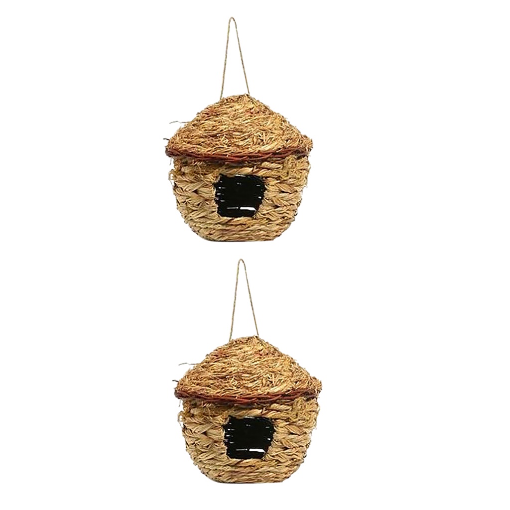 [Lzdhuiz] Cửa Hàng Bong Bóng 61 Ngôi Nhà Cỏ Hoang Dã 12cm Handmade Có Thể Xoay Được