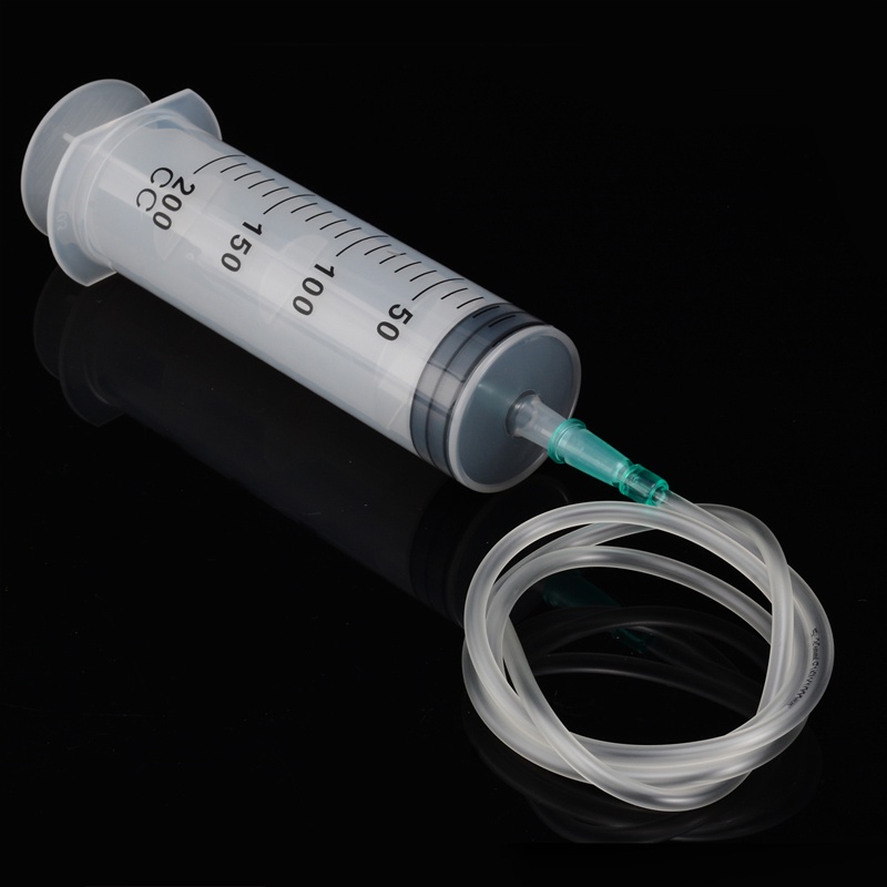 200ML XILANH-ỐNG TIÊM NHỰA BƠM TIÊM XỊT KEO TRANG TRÍ...