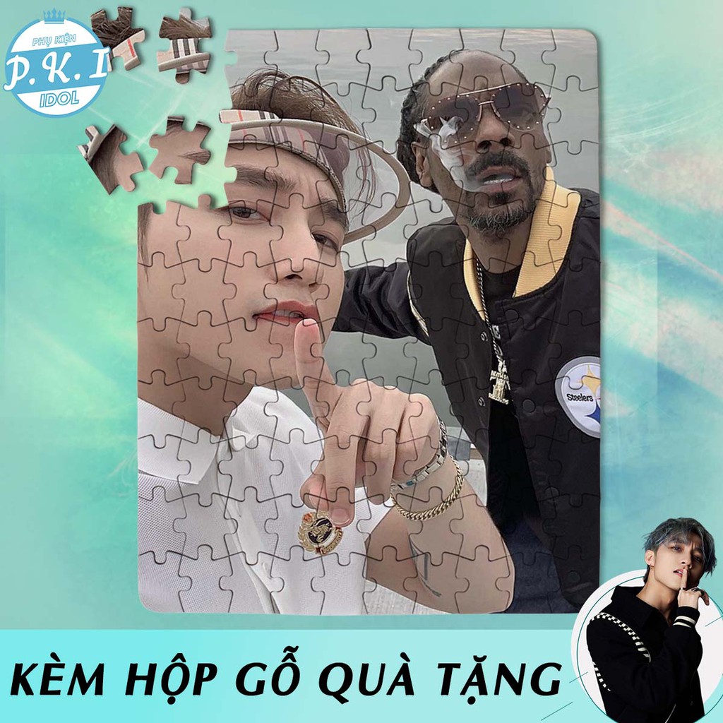 Tranh Ghép Gỗ Idol Sơn Tùng MTP - Ngôi Sao Hàng Đầu Vpop - Sky Ơiii