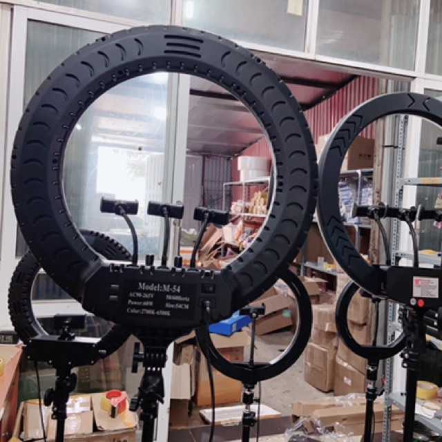 Bộ Đèn Size 20, 26, 32, 33, 35 tốt, 45 3 đầu kẹp ,54cm 3 đầu kẹp có điều kiển hỗ trợ Livestream - trang điểm - chụp ảnh