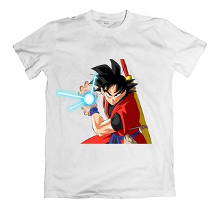 Áo thun in hình Goku kamehameha
