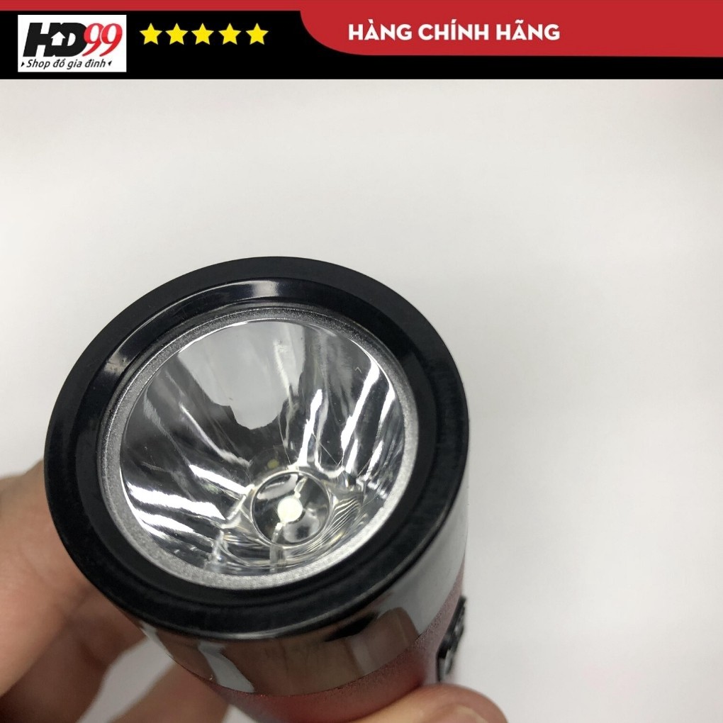 Đèn Pin LED Cầm Tay Gia Đình BAZO 3255 FREESHIP Dùng Cho Du Lịch/Dã Ngoại Có Chức Năng Sạc Pin