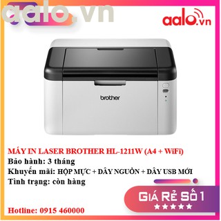 MÁY IN LASER BROTHER HL-1211W (A4 + WiFi) - AALO.VN