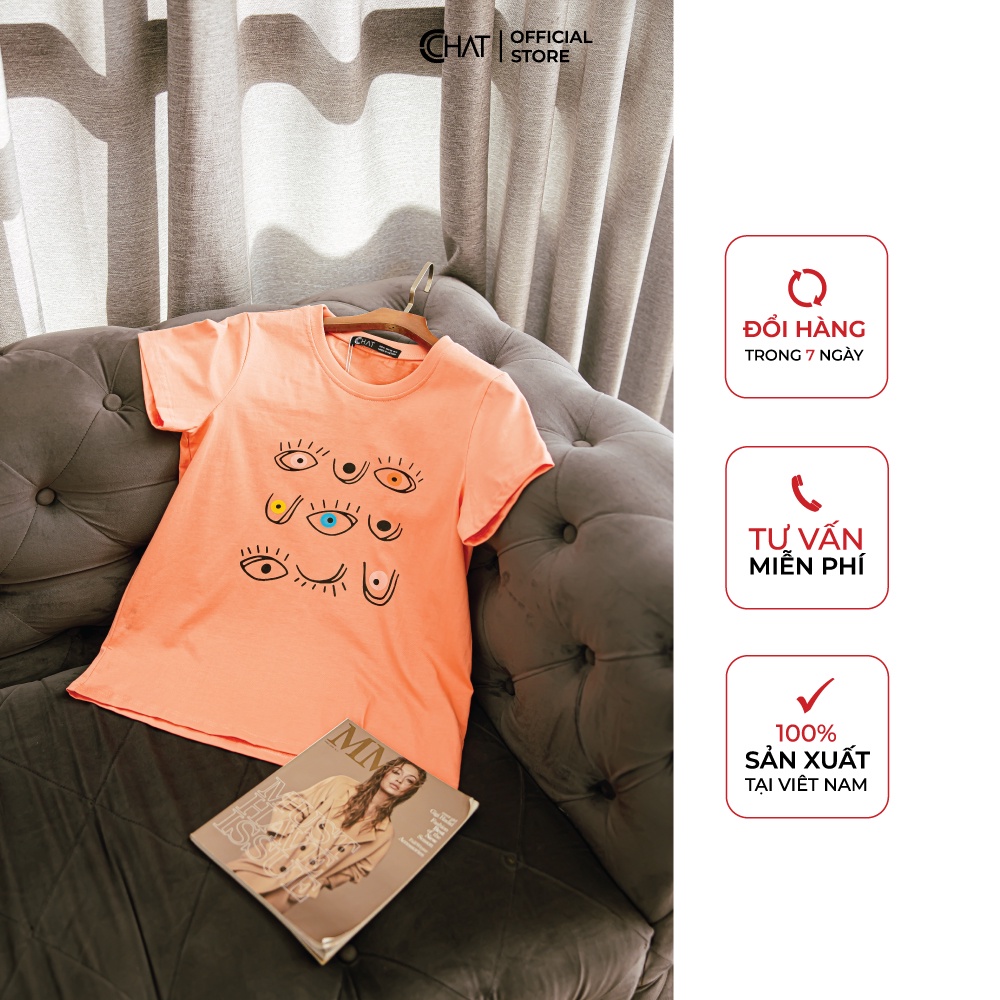 Áo phông in 9 con mắt CChat Clothes
