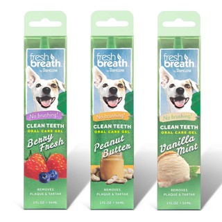 Gel làm sạch răng miệng có vị Tropiclean dành cho chó